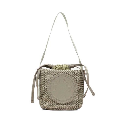 Hispanitas Bolsos Marrakech Raffia Bucket Bag