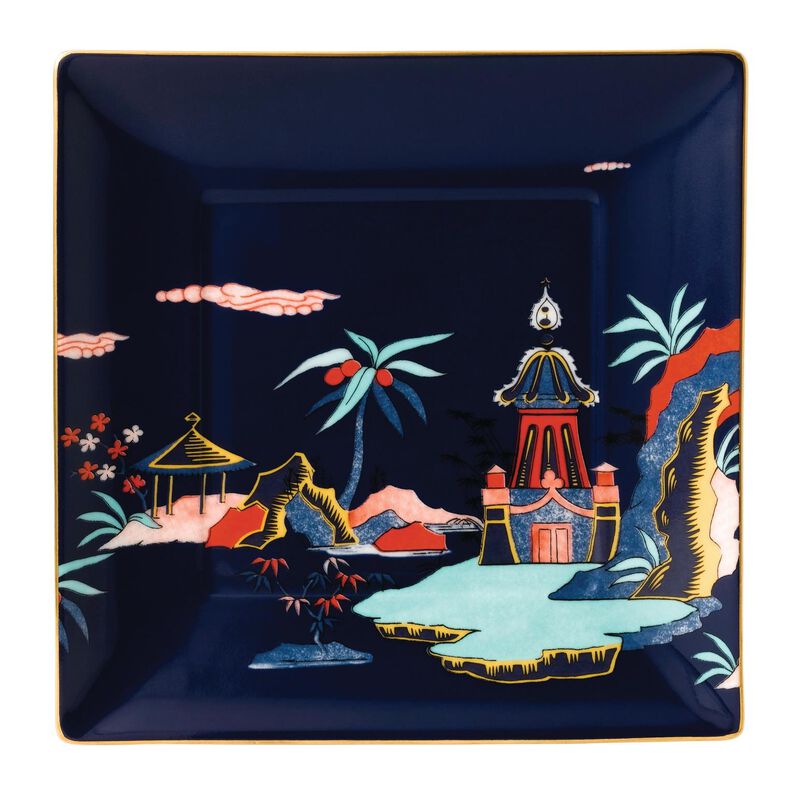 Wedgwood Wonderlust Blue Pagoda Tray 14.5cm image number 0