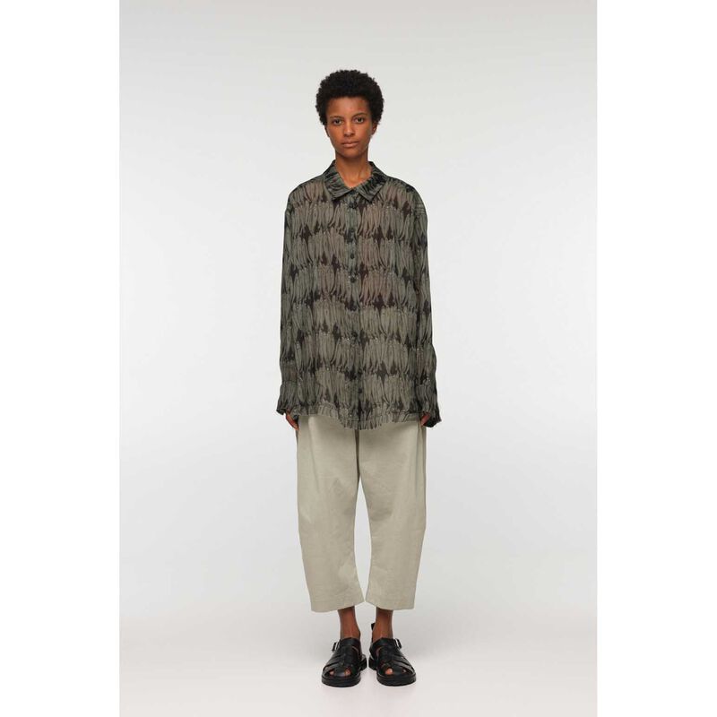 La Vaca Loca Fish Print Shirt image number 3