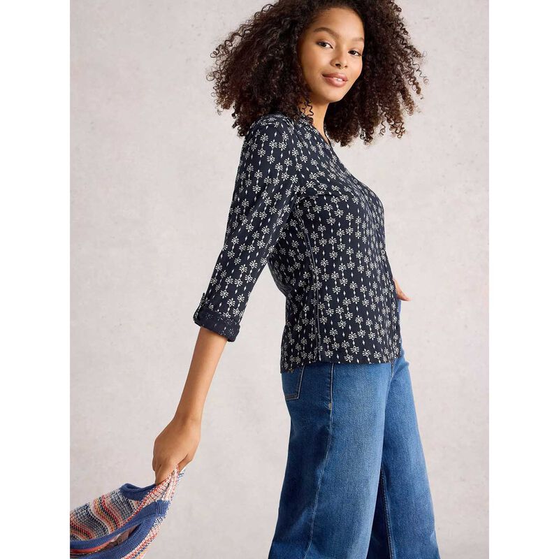 White Stuff Annie Jersey Shirt image number 6