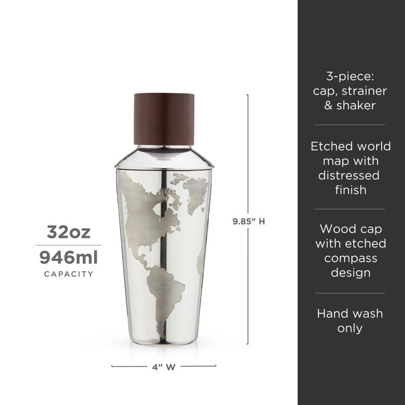 Globe Shaker by Viski® image number 1