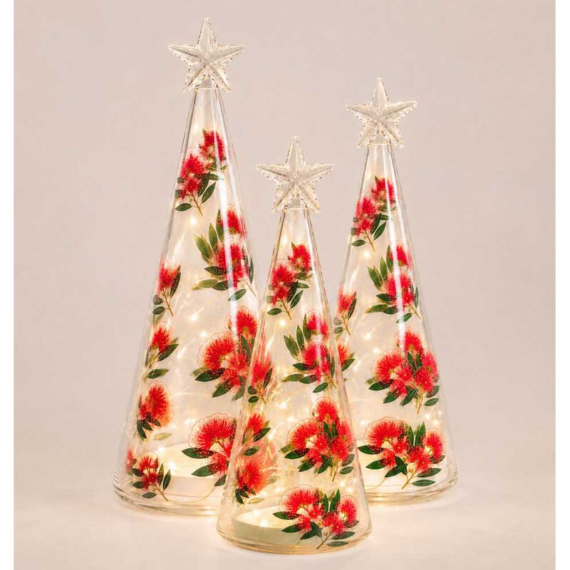 Stellar Haus Pohutukawa Glass Tree 19cm image number 2