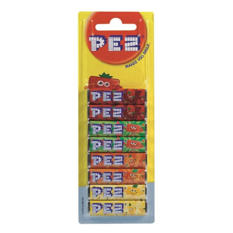 PEZ 8 Piece Fruit Refill 17g image number 0