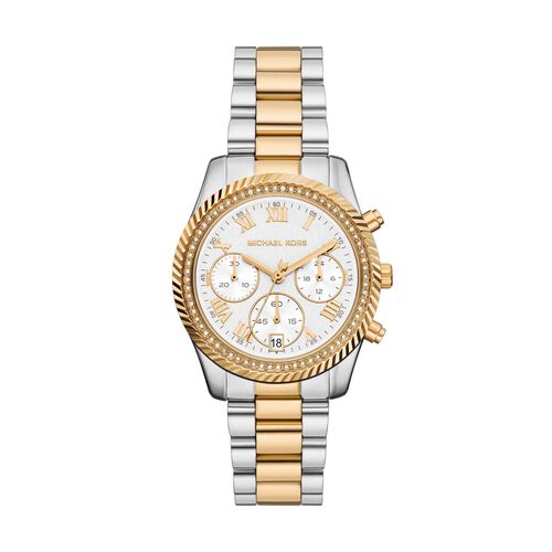 Michael Kors Lexington Chronograph Two-Tone Stainless Steel Watch