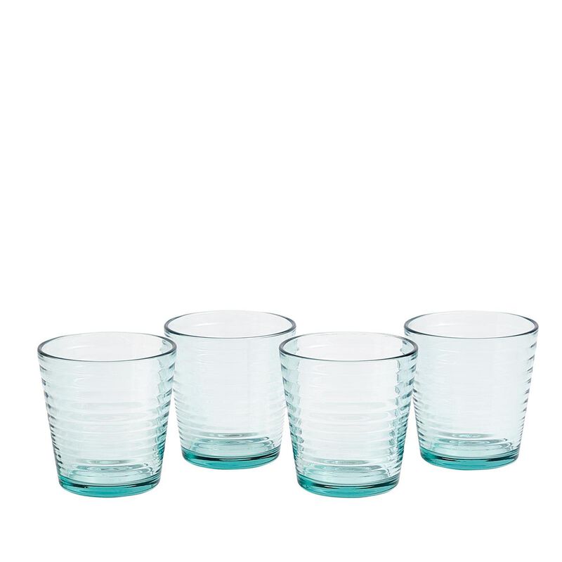Royal Doulton Gordon Ramsay Maze Glass Tumbler Blue Set of 4 image number 0