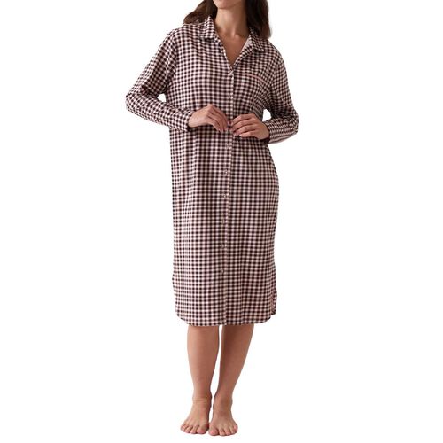 Wallace Cotton Kendra Organic Brushed Cotton Knit Nightshirt