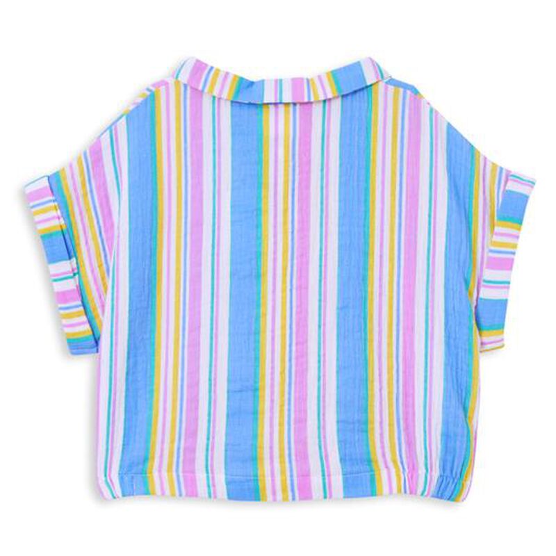 Milky Crinkle Stripe Shirt image number 1