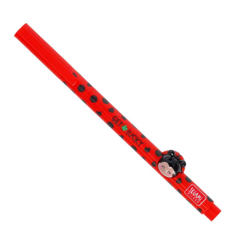 Legami Lovely Friends Gel Pen - Ladybug image number 0