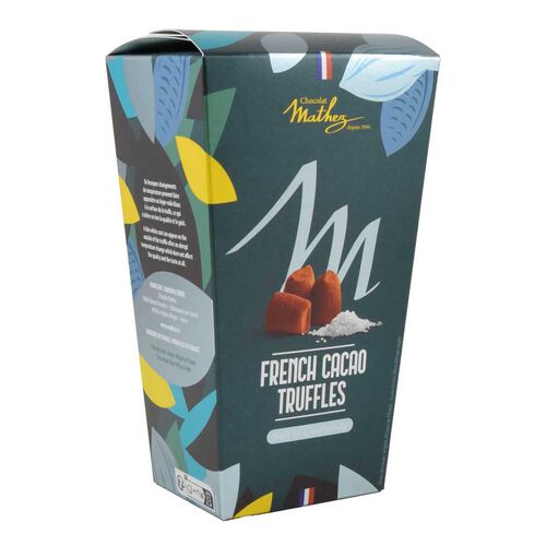 Mathez Cocoa Box With Sea Salt Truffles 250g
