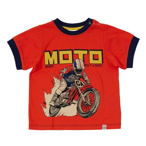 Goldie + Ace Moto Ringer T-Shirt 1-2Y