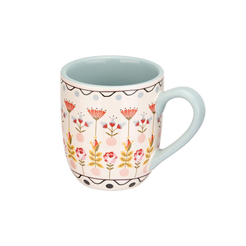 Cath Kidston Painted Table Breakfast Mug Blue image number 1