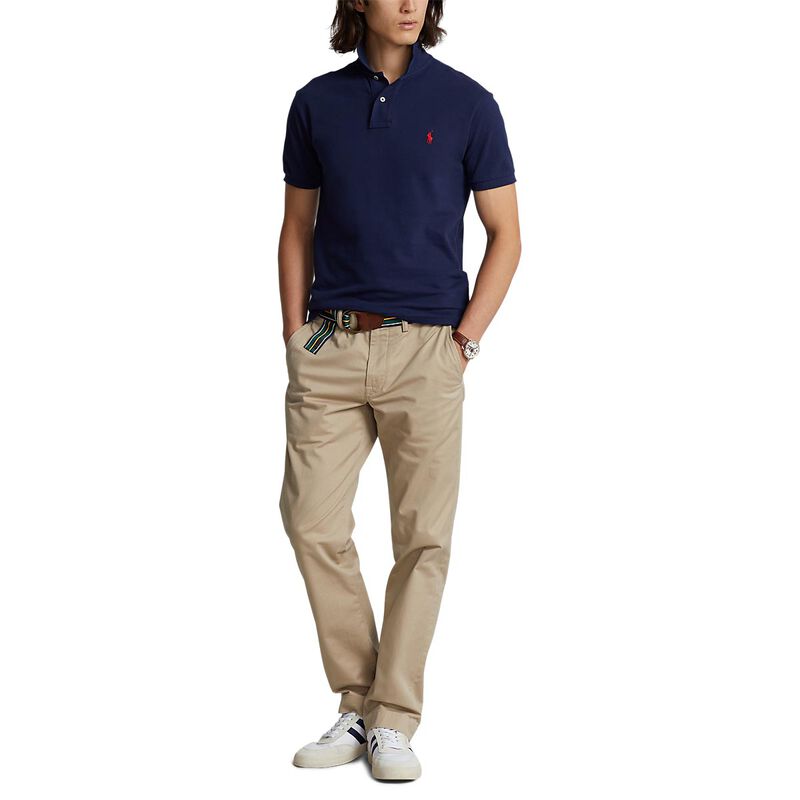 Polo Ralph Lauren Custom Slim Fit Mesh Polo Shirt image number 3