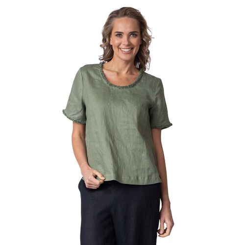 B Essentials By Ballantynes Trimmed Tee