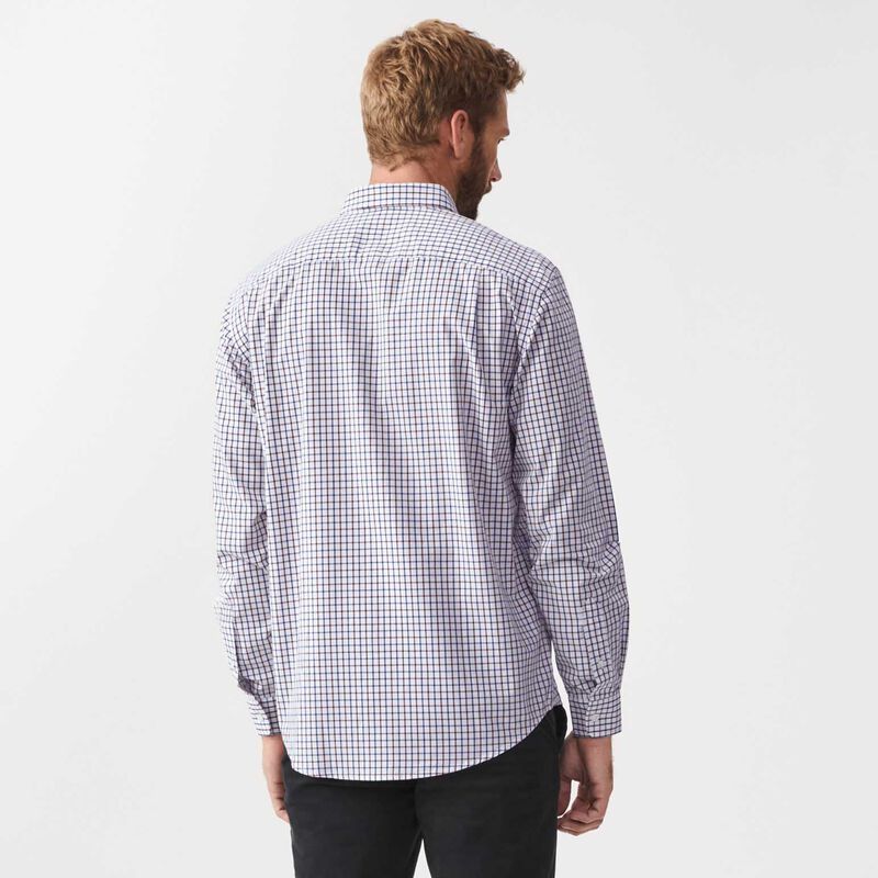 R.M. Williams Newland Poplin Check Shirt image number 1