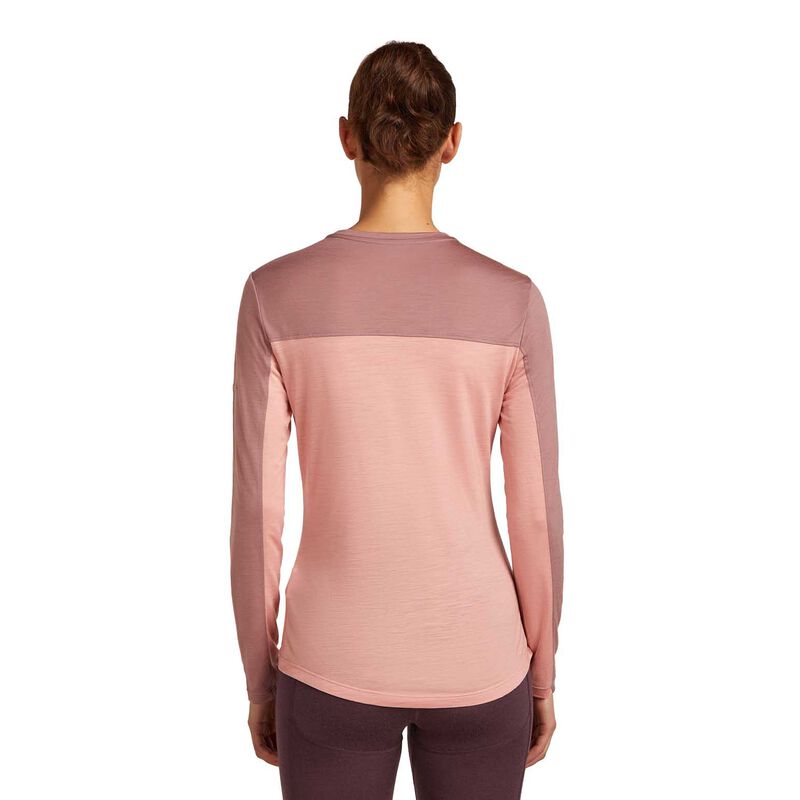 Icebreaker W Merino Blend 125 Cool-Lite Sphere LS Tee Colour Block image number 1