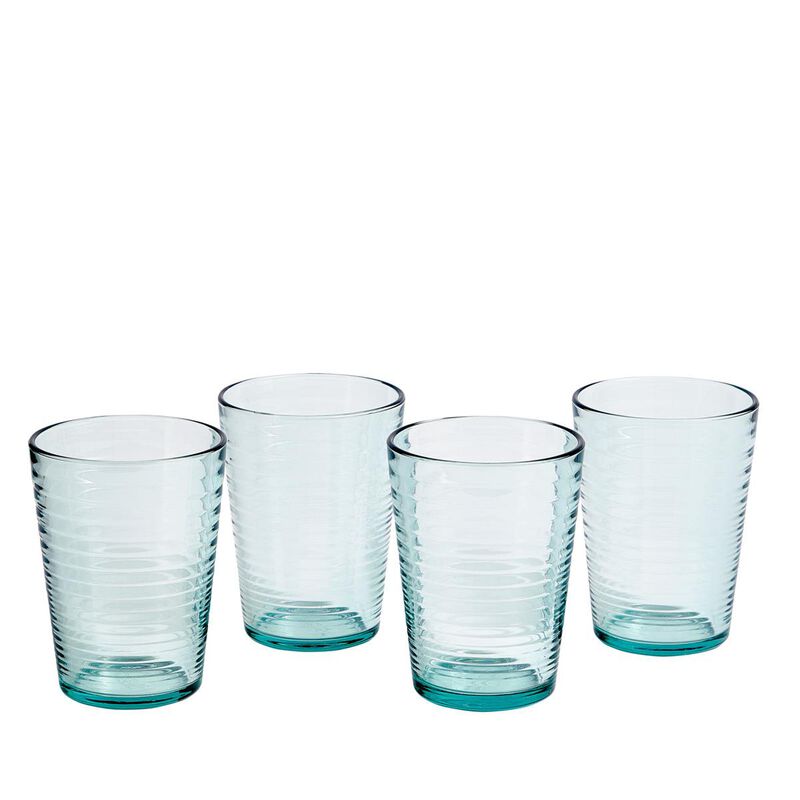 Royal Doulton Gordon Ramsay Maze Glass Hiball Blue Set of 4 image number 0