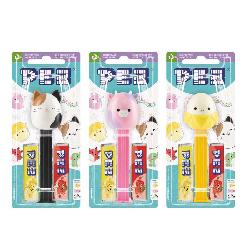 PEZ Squishmallow Dispenser 17g - Assorted Styles Sold Separately image number 1