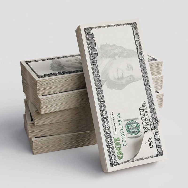 Mustard Cash Sticky Notes image number 2