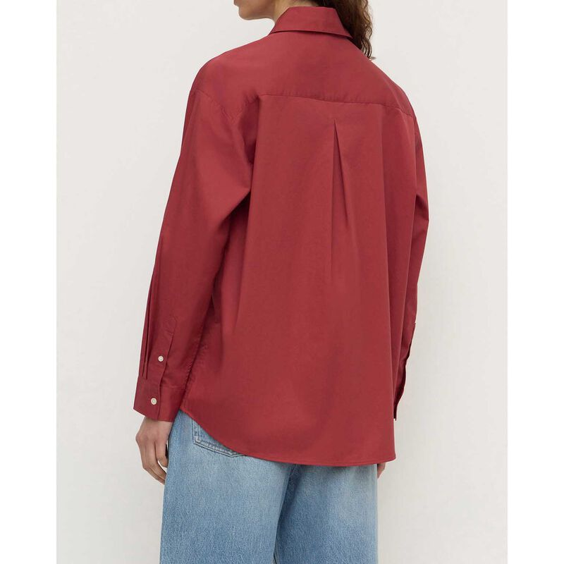Assembly Label Micha Poplin L/S Shirt Raisin image number 1
