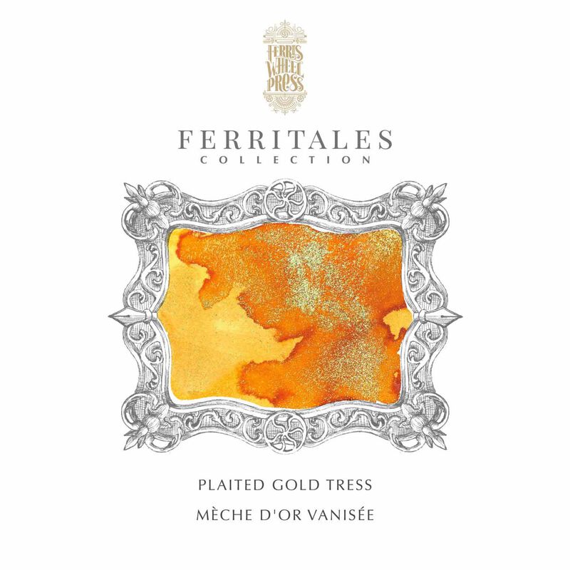 Ferris Wheel Press Fountain Pen Ink 20ml - FerriTales™ Plaited Gold Tress image number 1