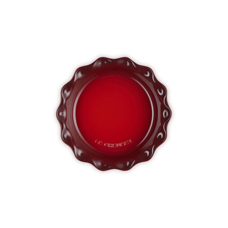 Le Creuset Stoneware Heritage Round Flute Pie Dish 23cm image number 4