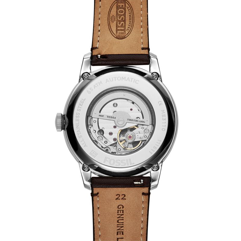 Fossil Townsman Dark Brown Analogue Watch ME3110 image number 1