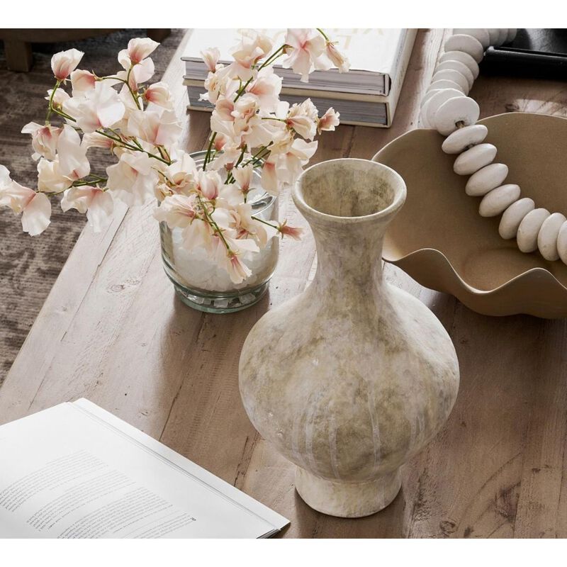 Pottery Barn Artisan Studio Bulb Vase Ceramic image number 1