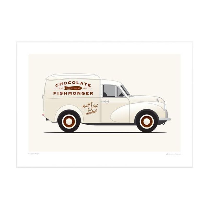 Glenn Jones Art A4 Print - Fresh Fish image number 0