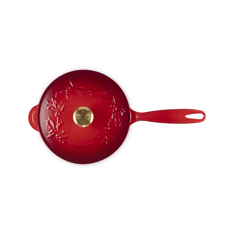 Le Creuset Saucier Pan 21cm Holly - Cerise image number 2