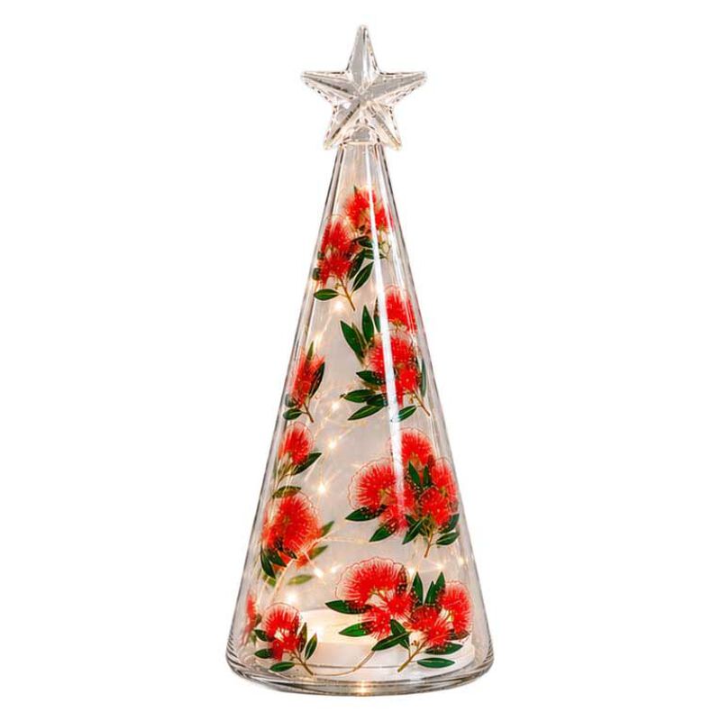 Stellar Haus Pohutukawa Glass Tree 17cm image number 0