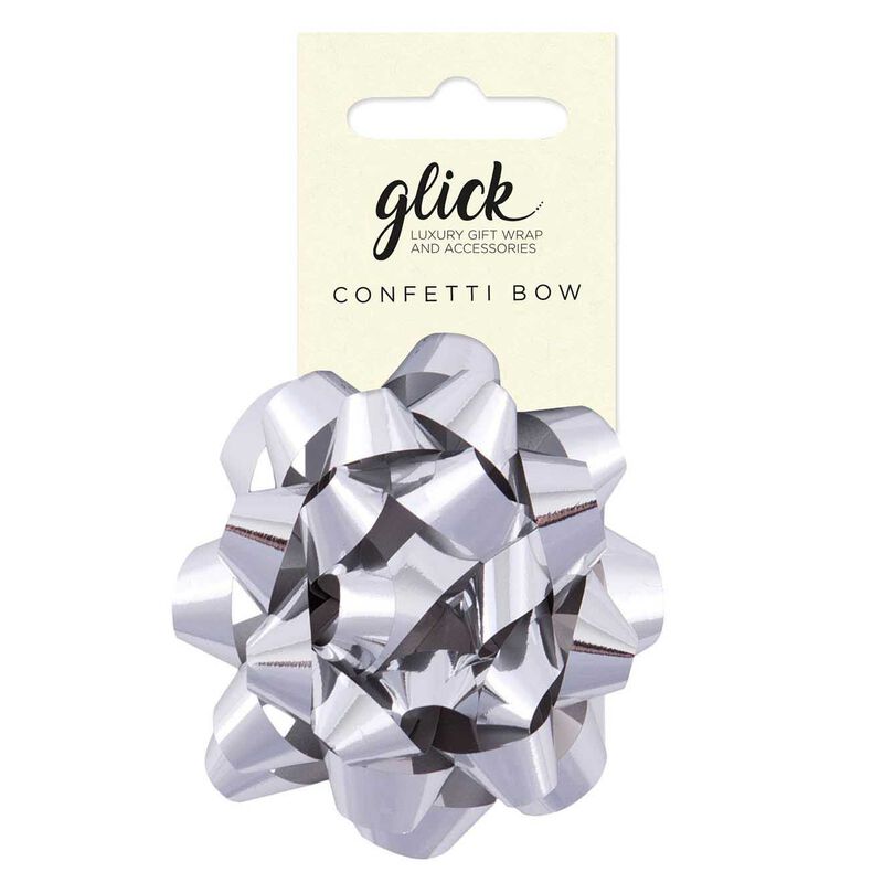 Image Gallery Metallic Silver Glick Bow image number 0