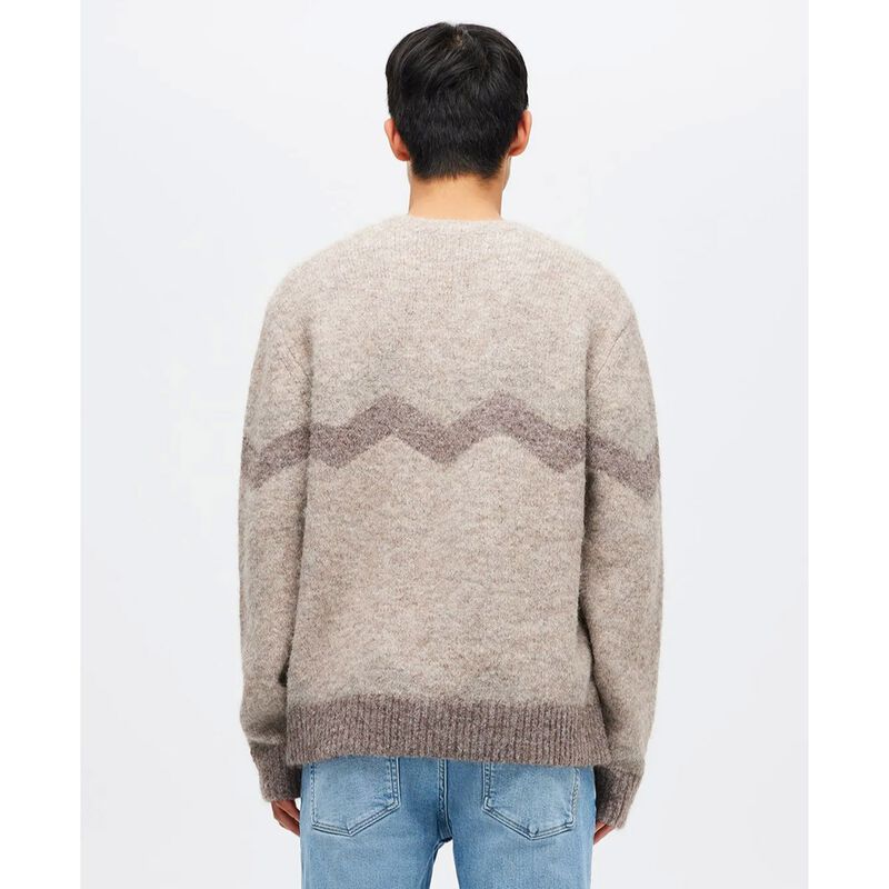 Neuw Intarsia Zig Zag Crew image number 1