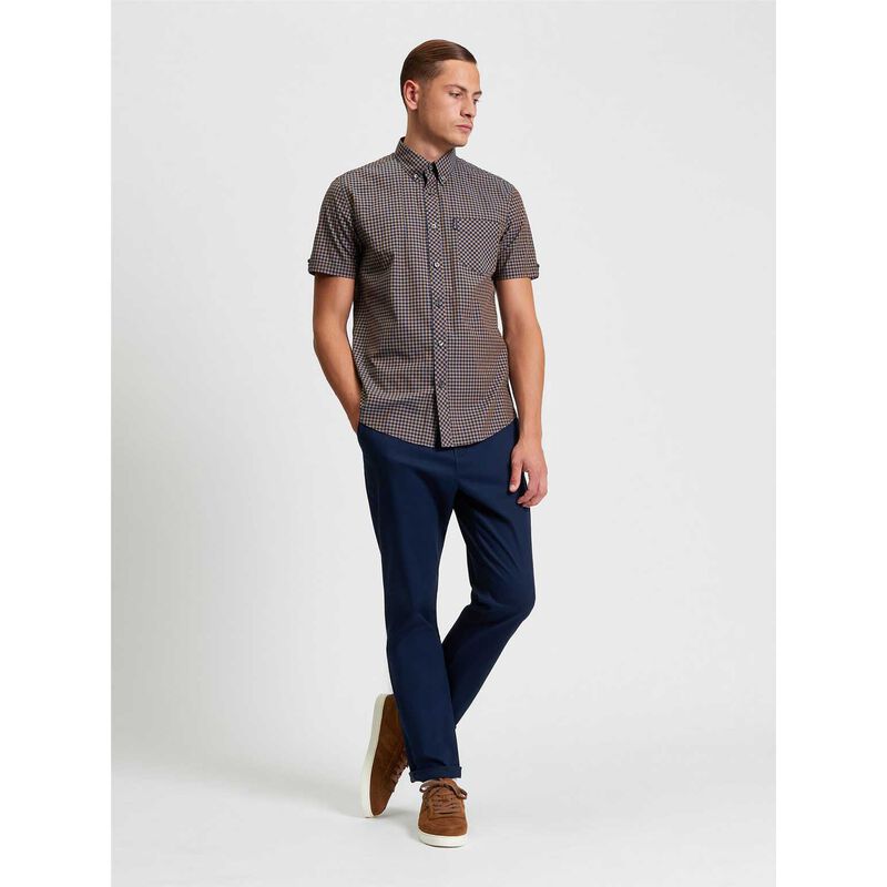 Ben Sherman Short Sleeve Signature Gingham Shirt image number 3