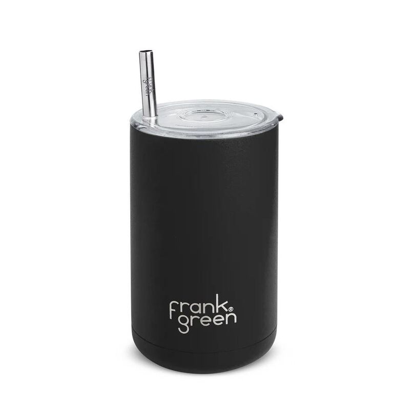 frank green Iced Coffee Cup with Straw Midnight image number 0