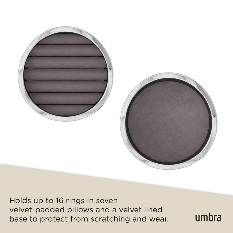 Umbra Wavy Jewelry Organiser Chrome image number 2