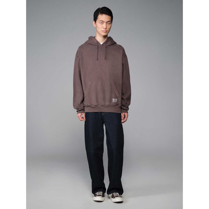 Alpha Industries Essential Hoodie Relaxed Fit Sweatshirt (Freight) image number 3