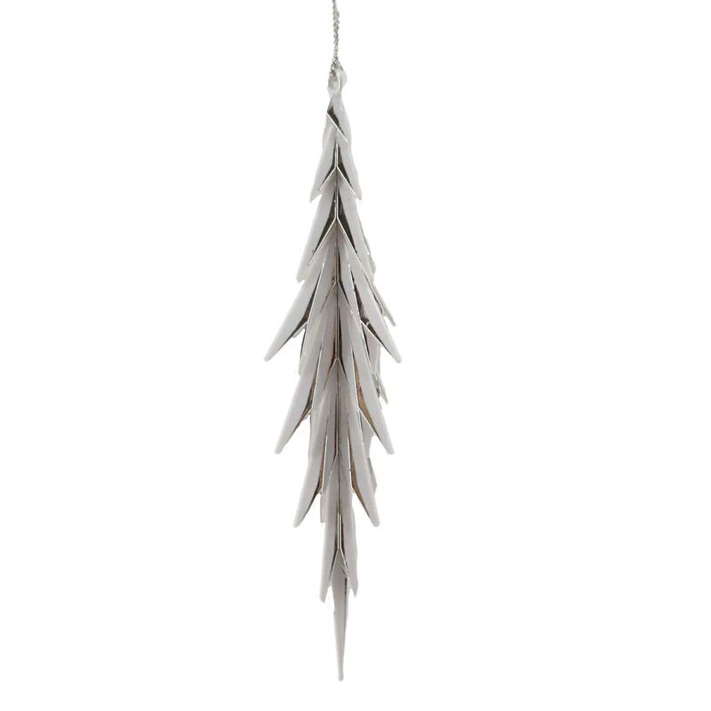 White Feather Look Finial 18cm image number 0