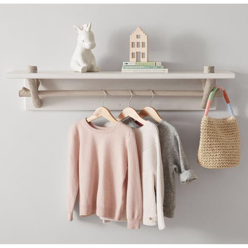 Pottery Barn Kids Birch Shelf With Hang Bar Birch image number 0