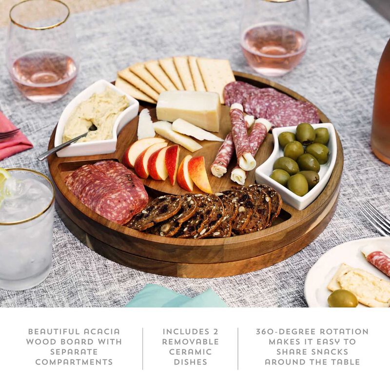Rotating Charcuterie Board By Twine Living® image number 2