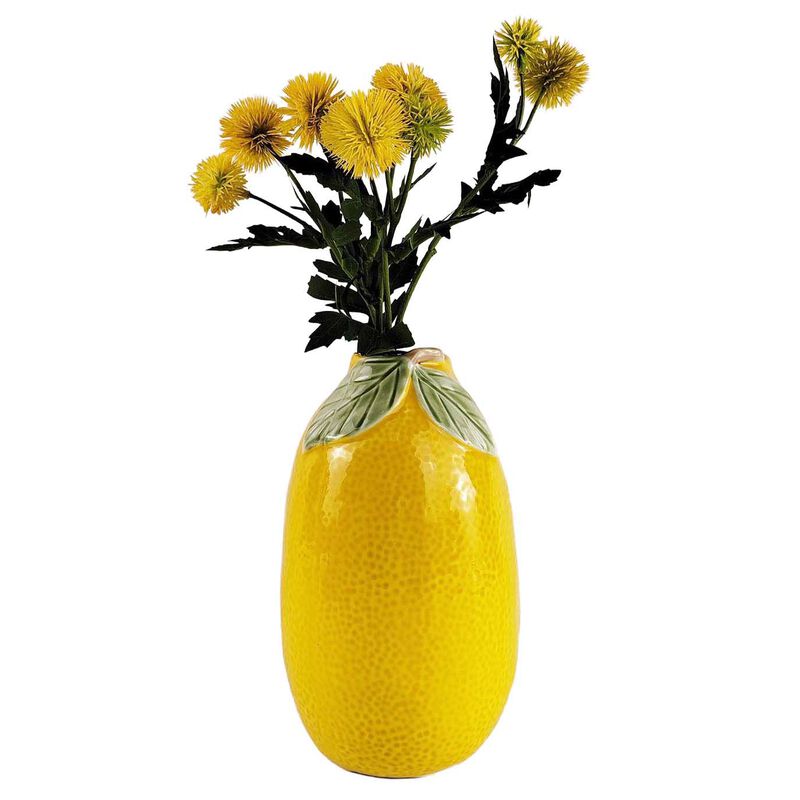 Urban Products Lemon Vase Yellow 20.5cm image number 0