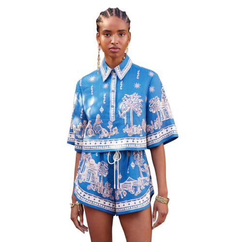 ALÉMAIS Acacia Cropped Shirt