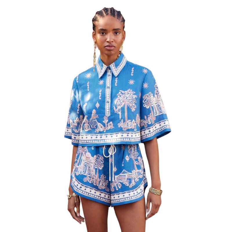 ALÉMAIS Acacia Cropped Shirt image number 0