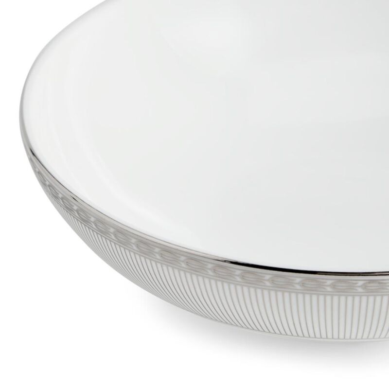 Wedgwood Silver Tonquin Cereal Bowl 18cm image number 3