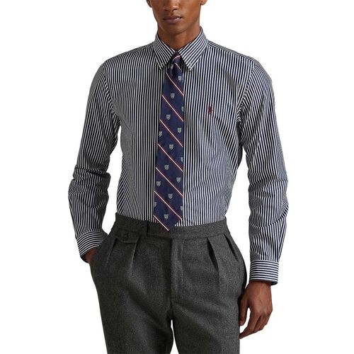 Polo Ralph Lauren Custom Fit Striped Stretch Poplin Shirt