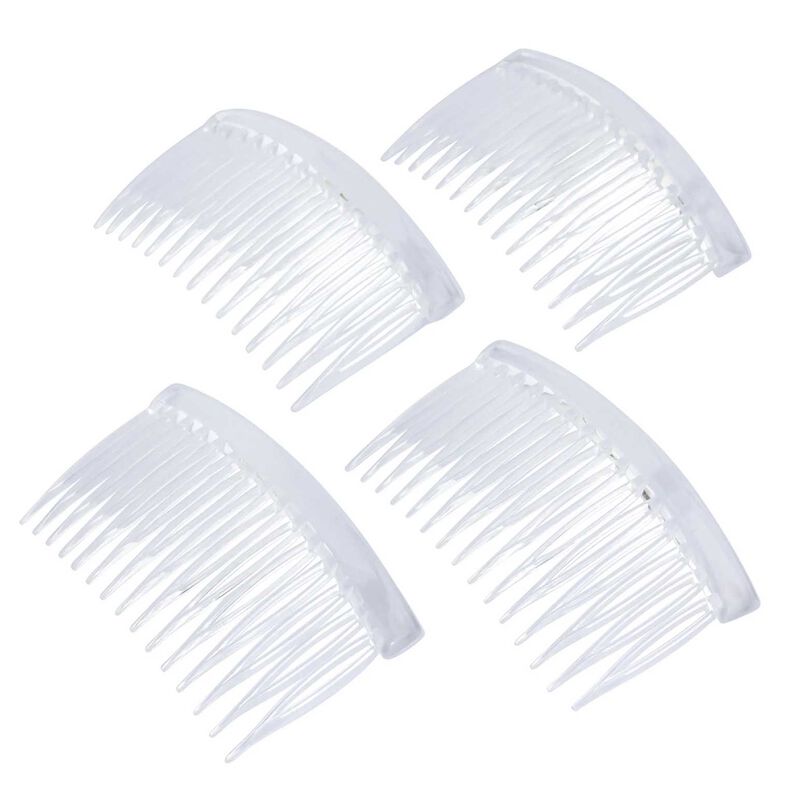 Mae Medium Clear Side Combs 4-Pack image number 1