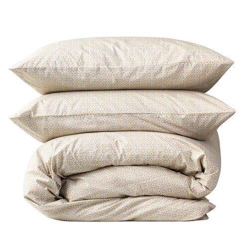 Citt&agrave; Porto Duvet Cover Cloud/Pumpkin KS/D 180x210cm