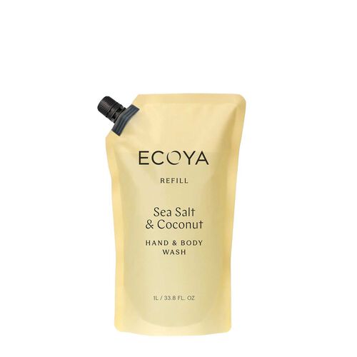 ECOYA Sea Salt & Coconut Hand & Body Wash Refill 1L