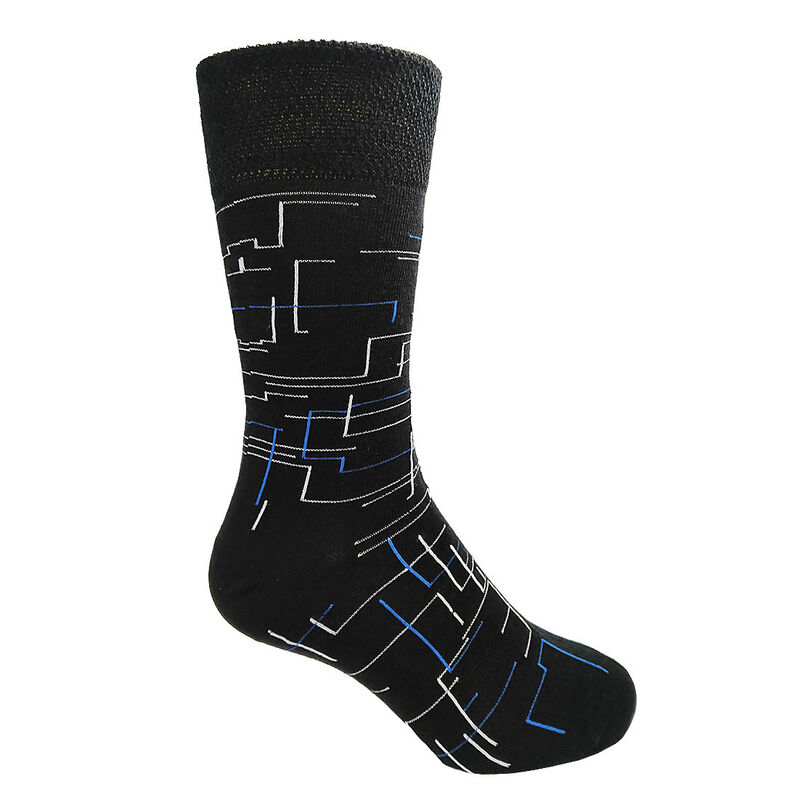 DS Socks Mens Merino Diamond & Abstract Value 2 Pack image number 1
