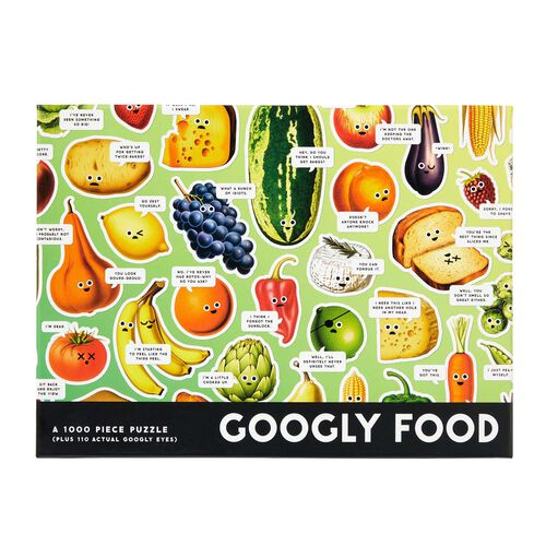 Brass Monkey Googly Food Puzzle 1000Pc