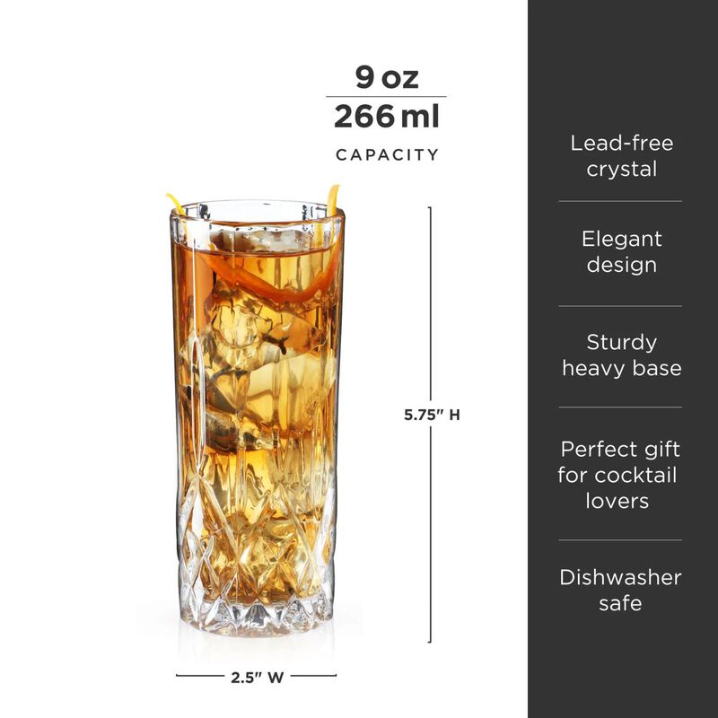 Admiral Highball Glasses Set Of 2 image number 1